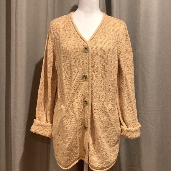 Cabela’s V-Neck Button Down Knit Sweater Size Large - Picture 7 of 17